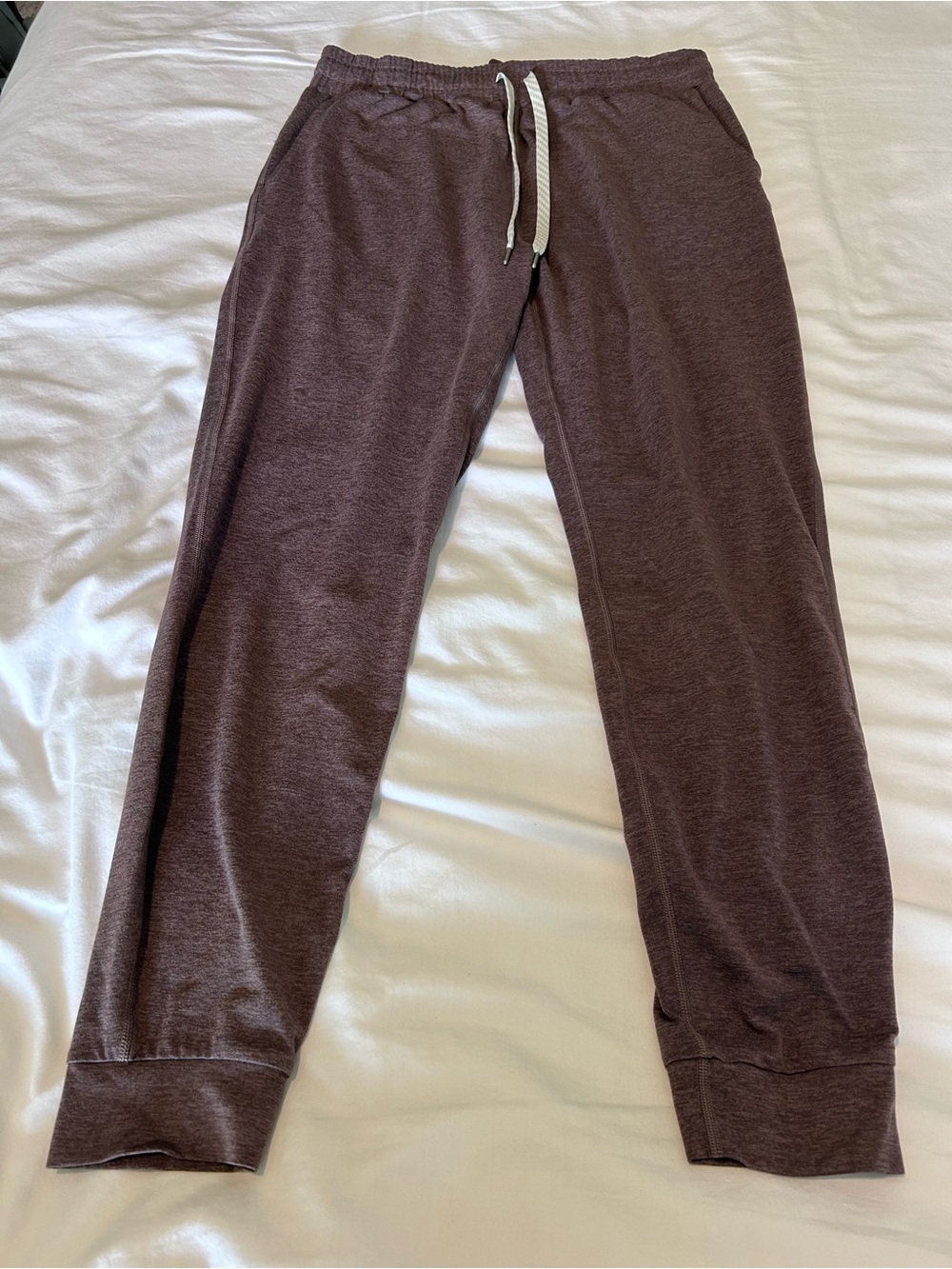 Vuori Women's Maroon-Brown Cozy Jogger Pants with Drawstring